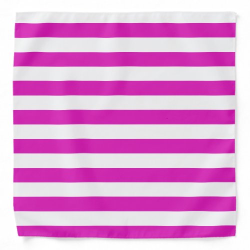 STRIPES Pink on any Color Bandana