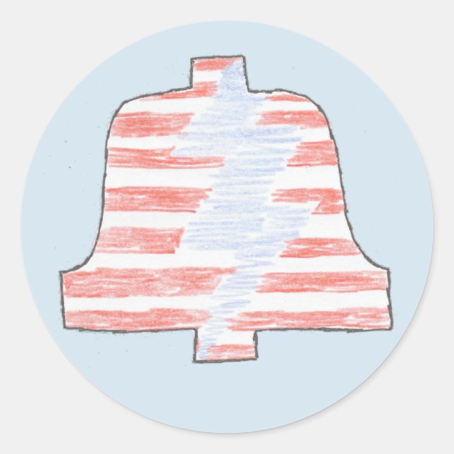 Stripes PLA Bell sticker (Front)