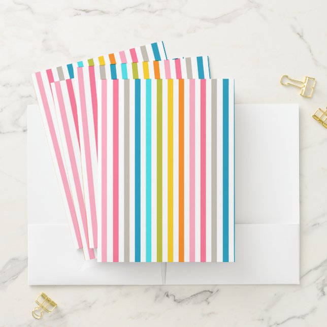 Stripes Pocket Folder (In Situ)