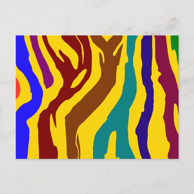 Stripes Postcard (Front)