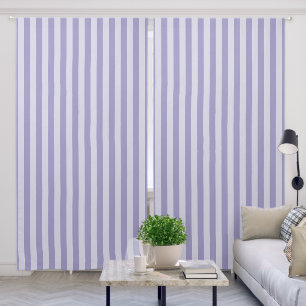Stripes Purple Blackout Curtains