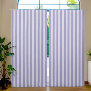 Stripes Purple Blackout Curtains