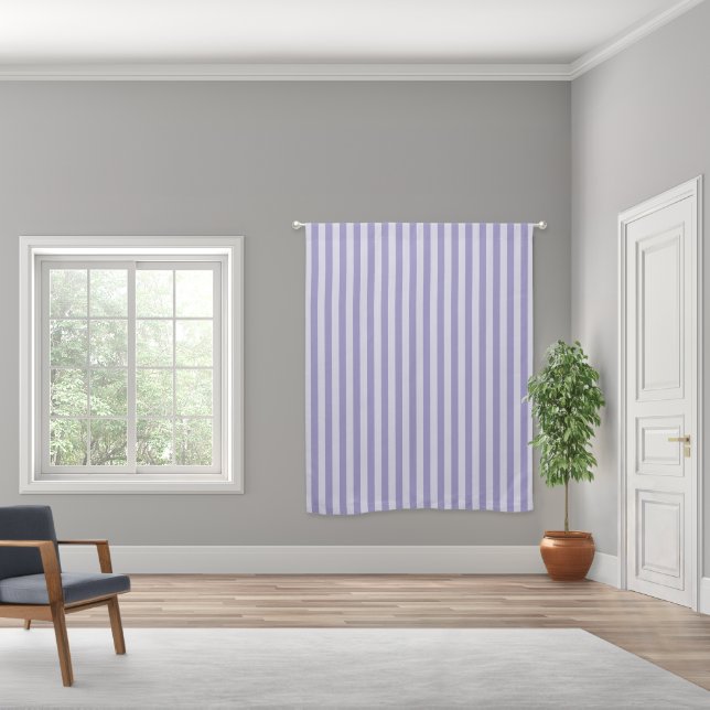 Stripes Purple Blackout Curtains (Wide)