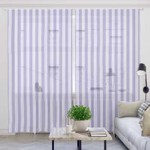 Stripes Purple Sheer Curtains