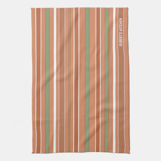 STRIPES ROBERT's KITCHEN adjustable Towel (Vertical)