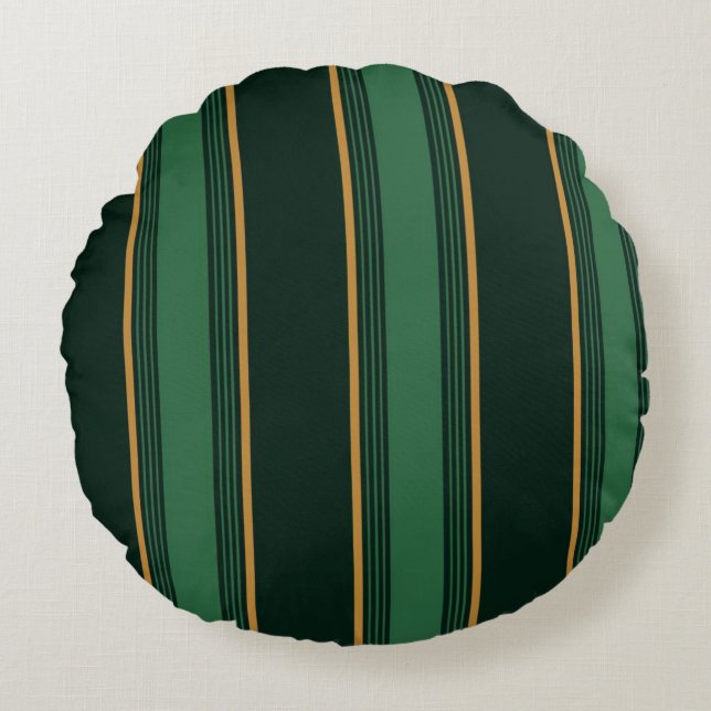 Stripes Round Pillow (Front)