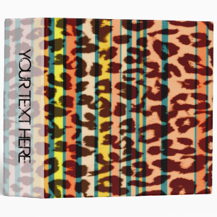 Stripes Seamless Leopard Print Skin Binder