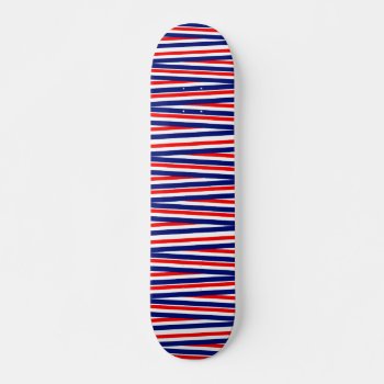Stripes Skateboard Deck by MushiStore at Zazzle