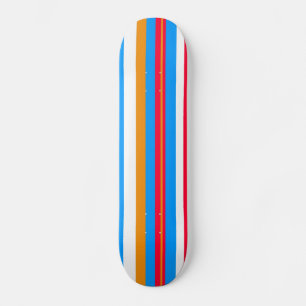 stripes skateboard deck