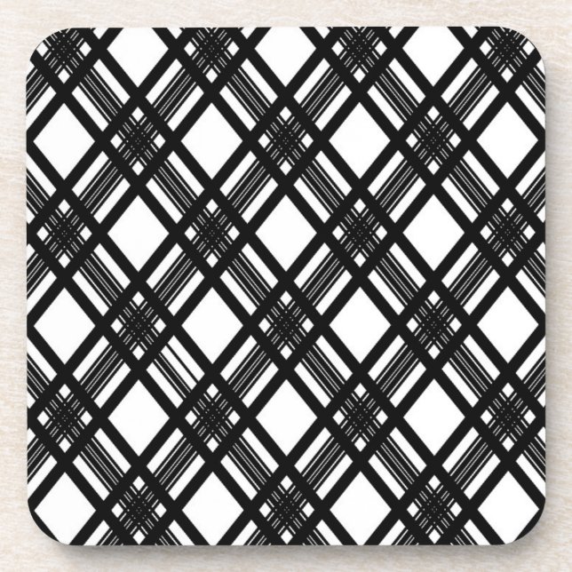 Stripes Texture Beverage Coaster (Front)
