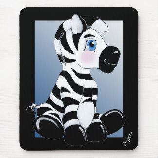 Stripes the Baby Zebra Mouse Pad