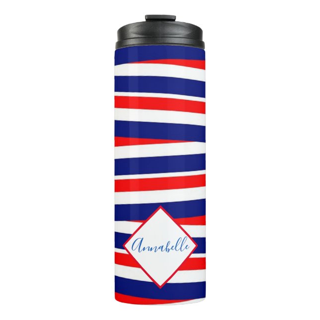 Stripes Thermal Tumbler (Front)