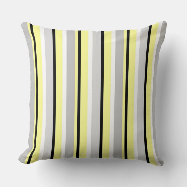 Stripes Throw Pillow (Front)