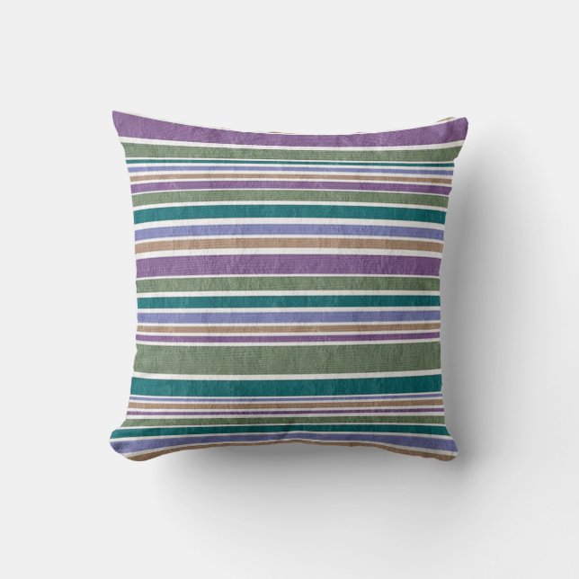 Stripes Throw Pillow (Front)