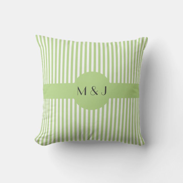 Stripes Throw Pillow (Front)