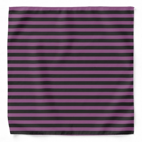 STRIPES tight Black on any Color Bandana