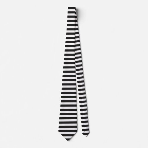 STRIPES Tight Black on any Color Neck Tie