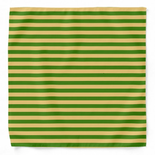 STRIPES tight Green on any Color Bandana