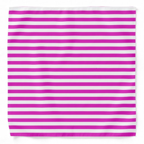 STRIPES tight Pink on any Color Bandana