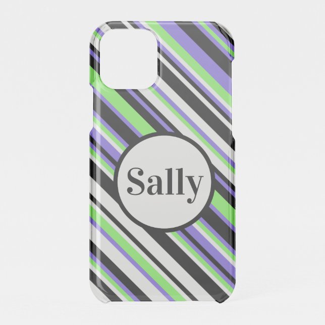 Stripes Uncommon iPhone Case (Back)