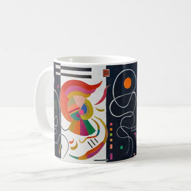 Stripes, Wassily Kandinsky Coffee Mug (Front Left)