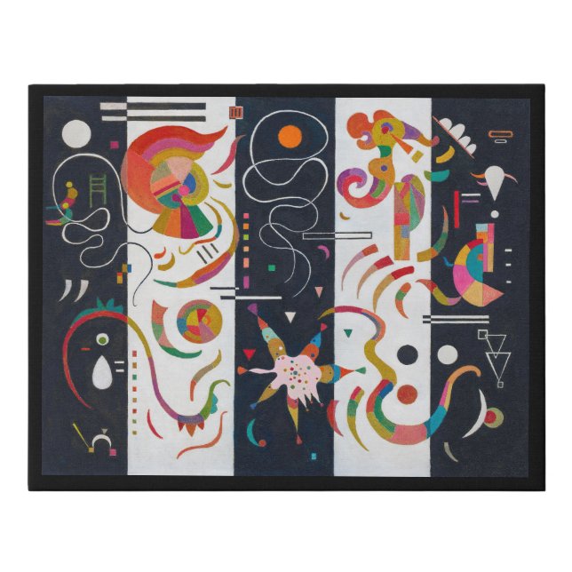 Stripes, Wassily Kandinsky Faux Canvas Print (Front)