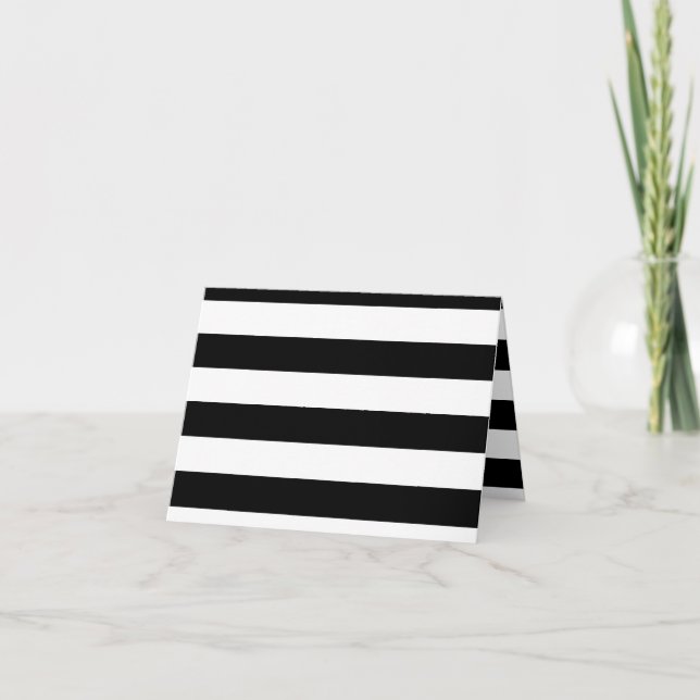 Stripes - White and Black Card (Front)