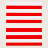 Stripes - White and Red (Front & Back)