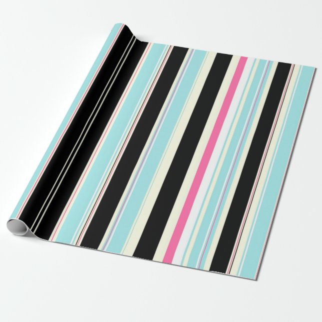 Stripes Wrapping Paper (Unrolled)
