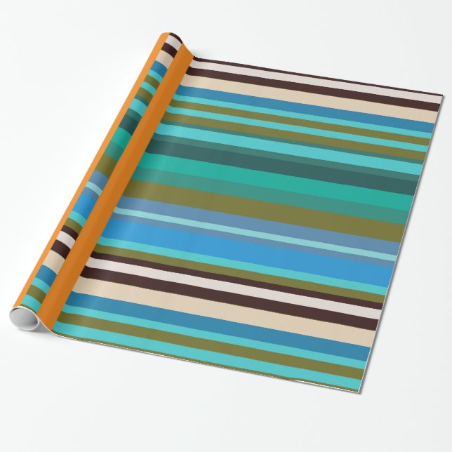 Stripes  Wrapping Paper (Unrolled)