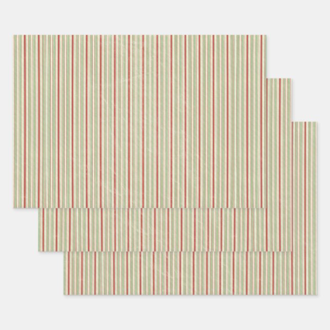 Stripes Wrapping Paper Sheets (Set)