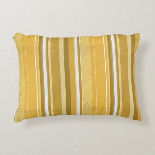 Stripes Yellow Decorative Pillow