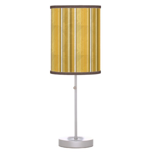 Stripes Yellow Table Lamp