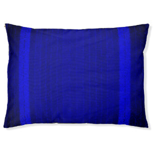 Stripey Blue Pet Bed