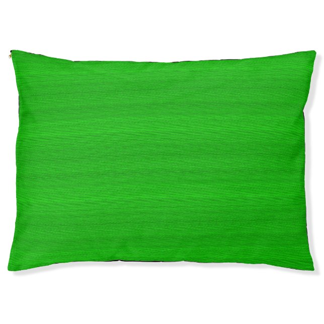Stripey Green Pet Bed (Front)