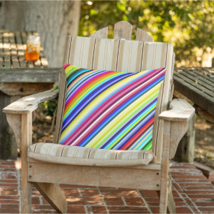Stripey Outdoor Pillow