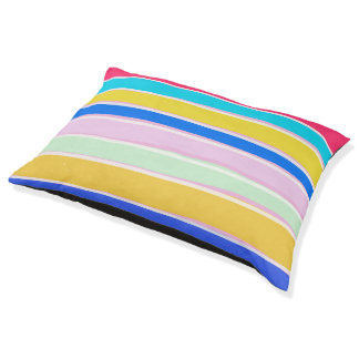 Stripey Pooch Pad Pet Bed