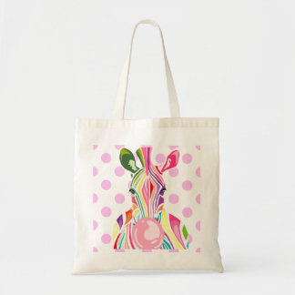 Stripez and Pink Dotz Tote Bag