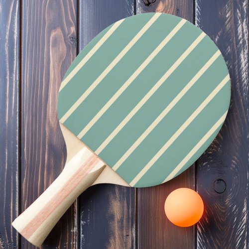 Striping Aqua Reef Color Ping Pong Paddle