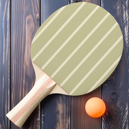 Striping Dust Sage Color Ping Pong Paddle