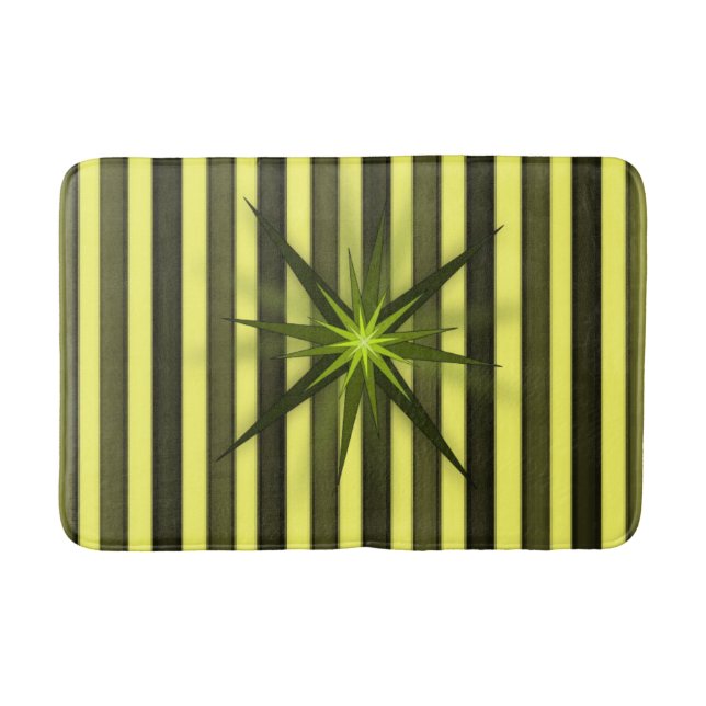 stripped bathroom bathmat (Front)