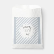 Stripped Father's Day Favor Bags