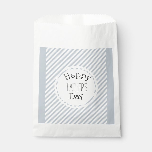 Stripped Father's Day Favor Bags (Front)