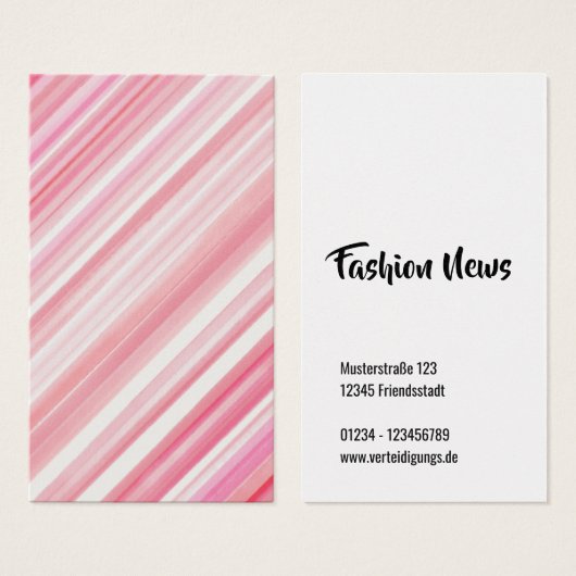 Stripped pink (Front & Back)