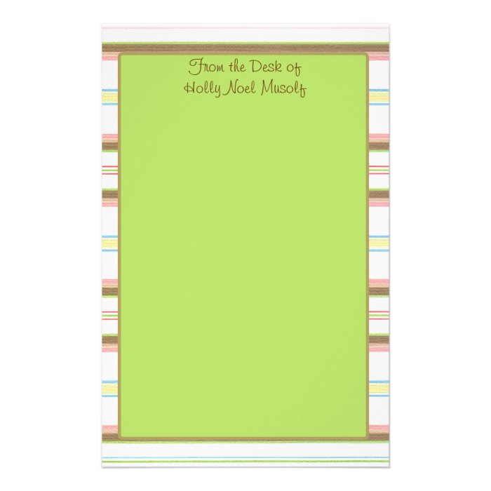 strips,green,fun,cute,stationary,girly,teenagers stationery paper