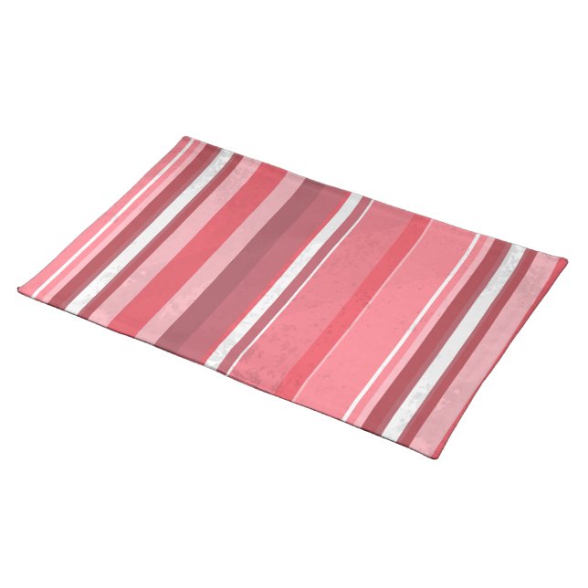 Strips of Pink Placemat (On Table)