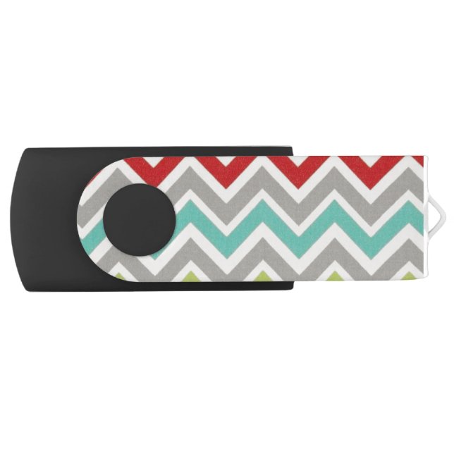 Stripy USB Flash Drive (Front)