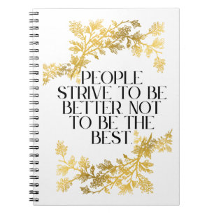  "Strive to be Better" Growth Mindset Notebook - G