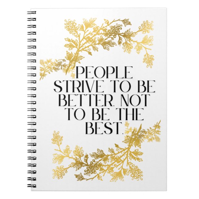  "Strive to be Better" Growth Mindset Notebook - G (Front)