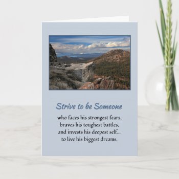 Strive To Be Someone... Card by inFinnite at Zazzle